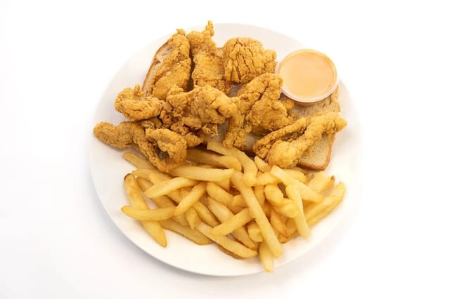 Catfish Nugget Dinner.