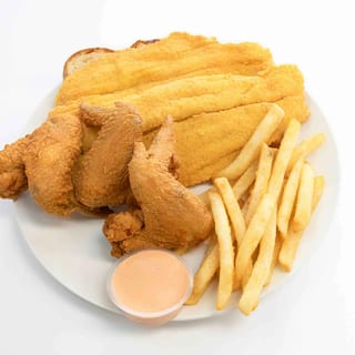 Combo #11 - 2 Catfish & 10 Shrimp or 3 Wings