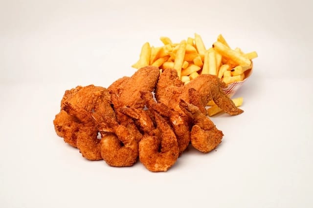 Combo #6 - 3 Wings & 10 Shrimp.